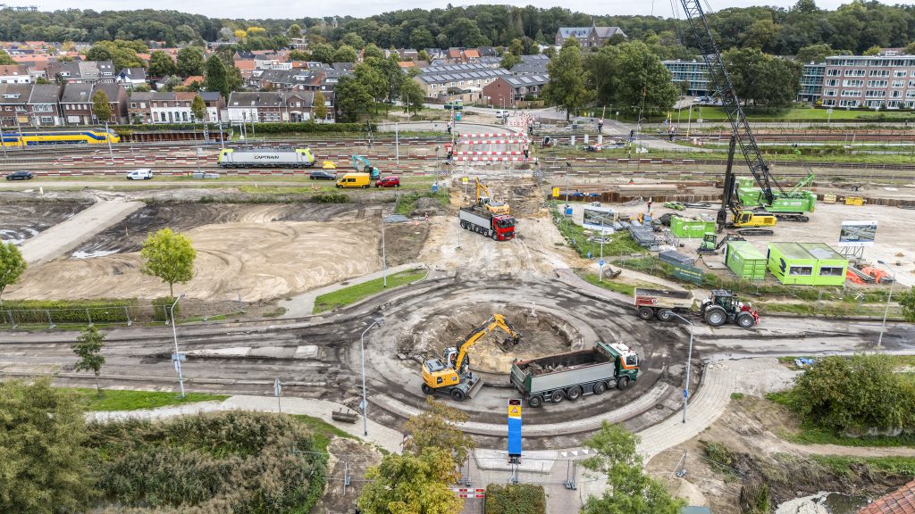 Werkzaamheden Vierpaardjes - Sloop rotonde